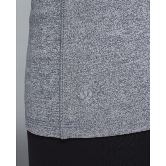 LULULEMON Inspiration Tank Sz 4 Heathered Slate / Deep Coal - Picture 5 of 10